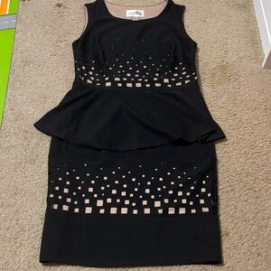 Joseph Ribkoff Set with Square Cutouts